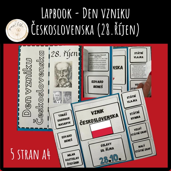 Lapbook - Den vzniku Československa (28.říjen)