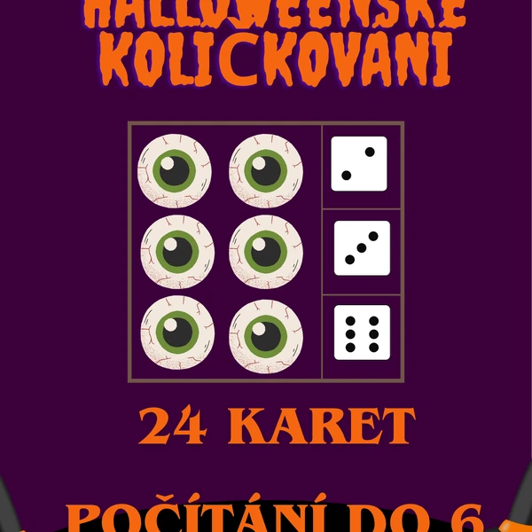 Halloweenské kolíčkování