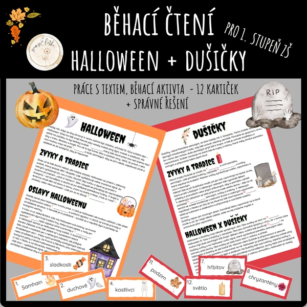 Běhací čtení - Halloween + Dušičky