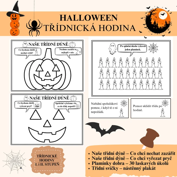 Halloween — třídnická hodina