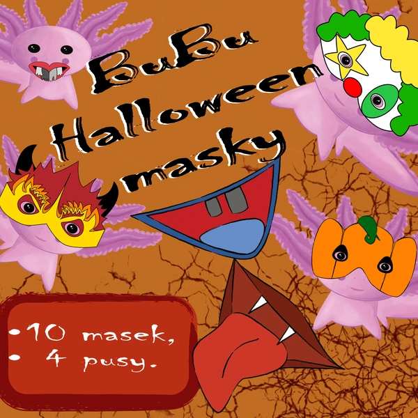 BuBu Halloweenské masky
