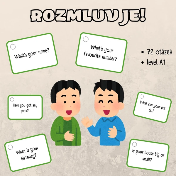 Rozmluv je - soubor otázek pro začátečníky