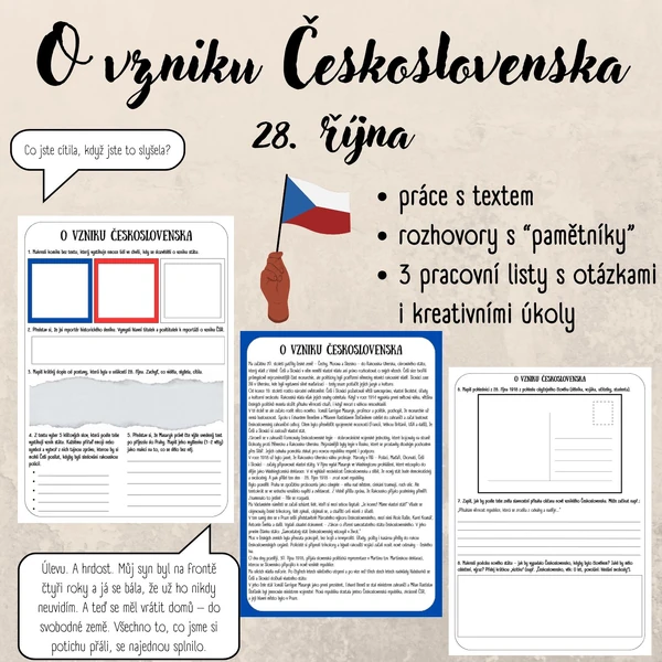 O vzniku Československa
