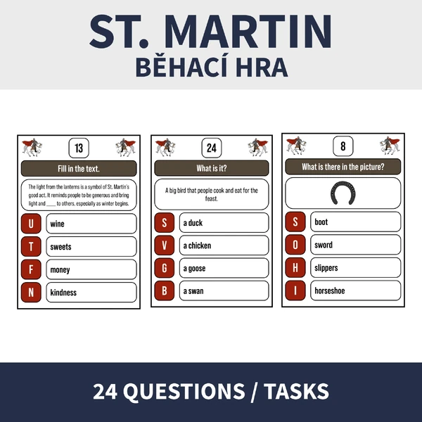 ENG - SAINT MARTIN (běhací hra, sv. Martin)