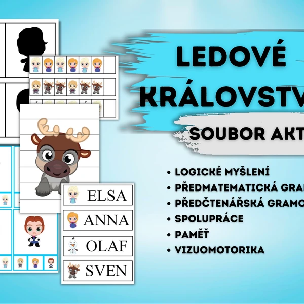 Soubor aktivit - Ledové království 