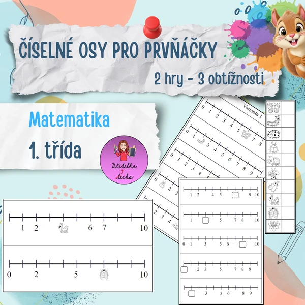 Číselná osa pro prvňáčky