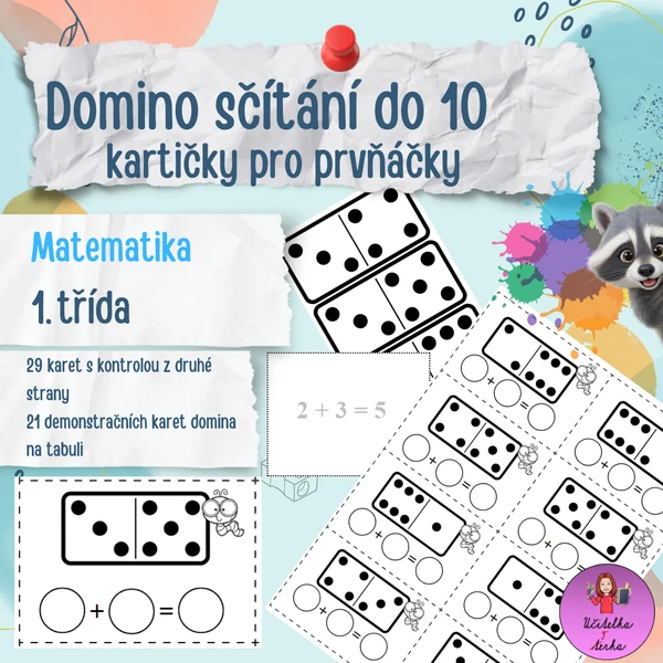 Sčítání do 10 - DOMINO