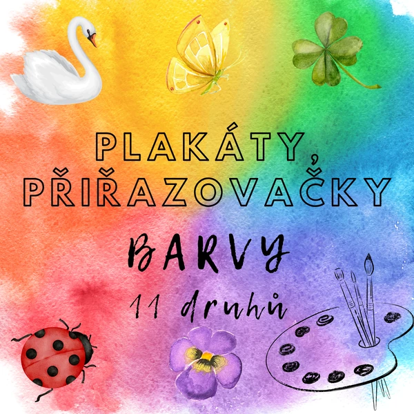 Barvy - plakáty, přiřazovačky 