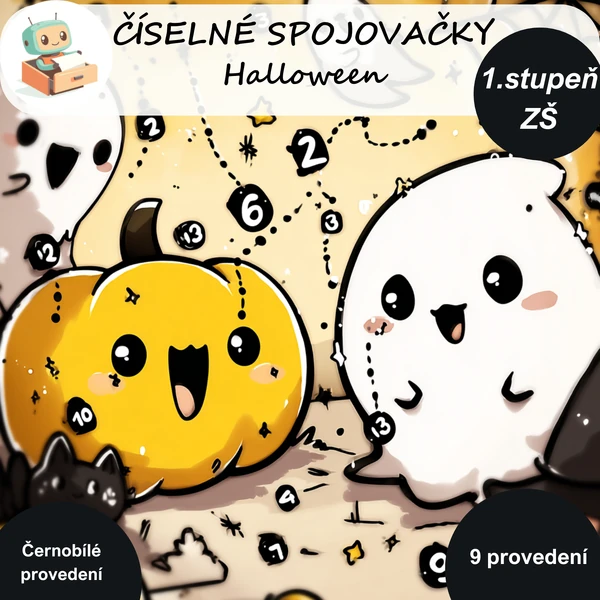 Halloween - Číselné spojovačky