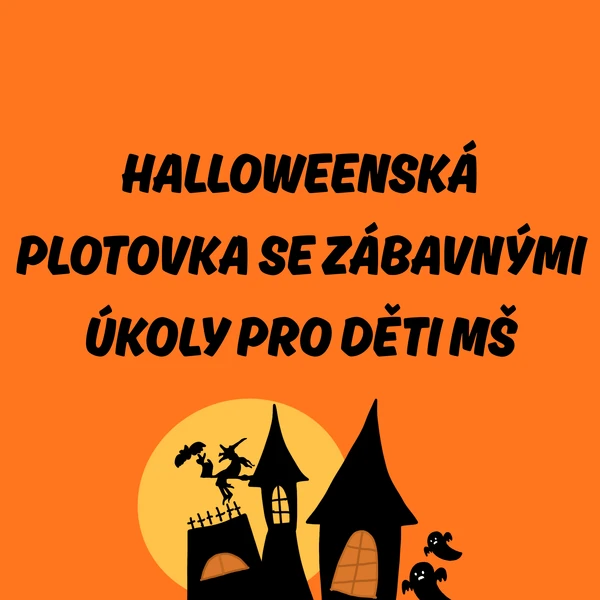 Halloweenská stezka se zábavnými úkoly pro děti MŠ