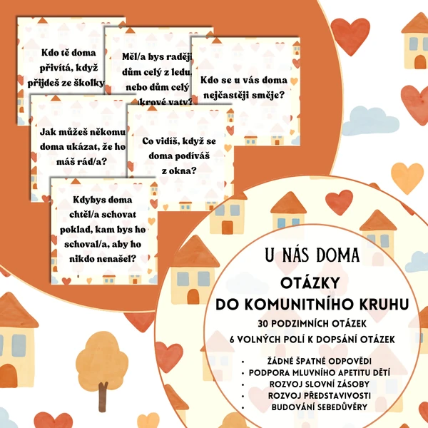 Otázky do komunitního kruhu - u nás doma