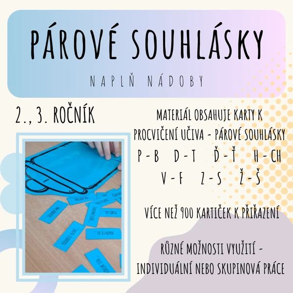 Párové souhlásky