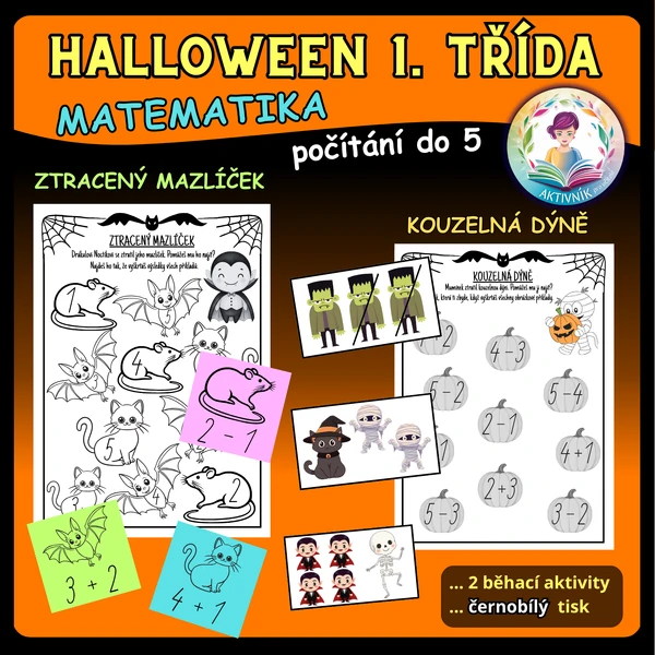 HALLOWEENSKÁ PÁTRAČKA pro 1. třídu