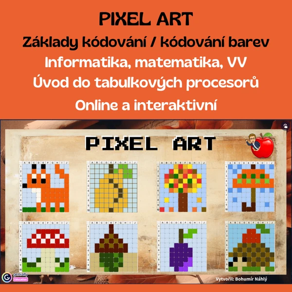Pixel Art - interaktivní podzimní kódování