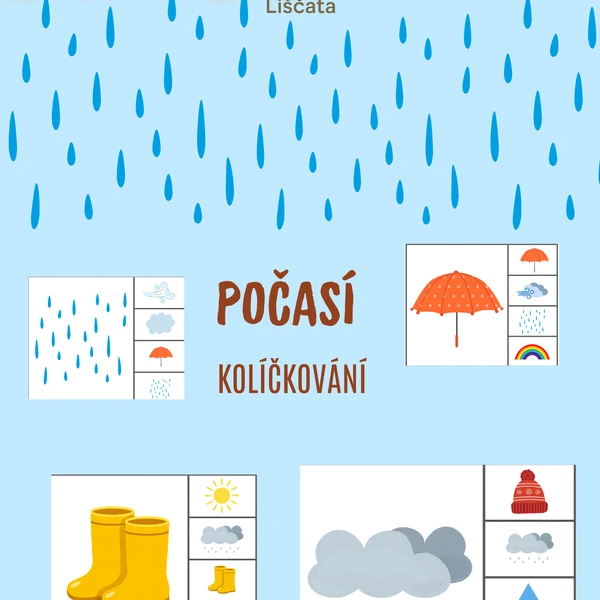 Kolíčkování POČASÍ
