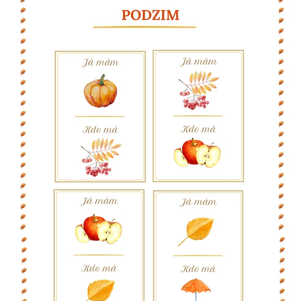Já mám, kdo má? Podzim