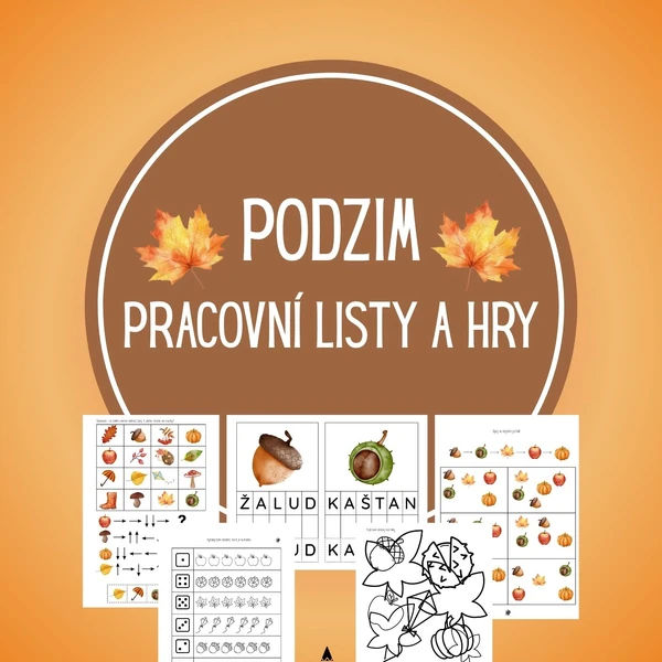Podzim - pracovní listy a úkoly