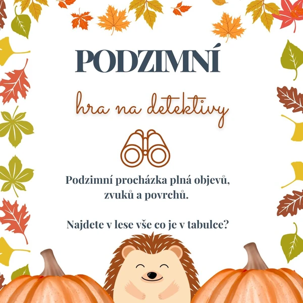 Podzimní hra na detektivy