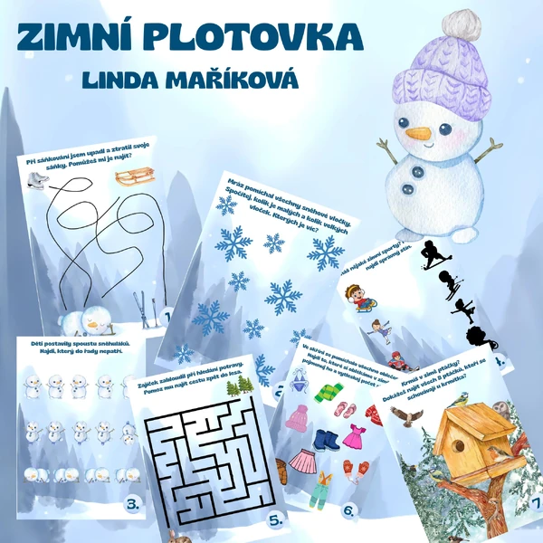 ZIMNÍ PLOTOVKA PANA SNĚHULÁKA