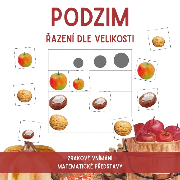 PODZIM - řazení dle velikosti