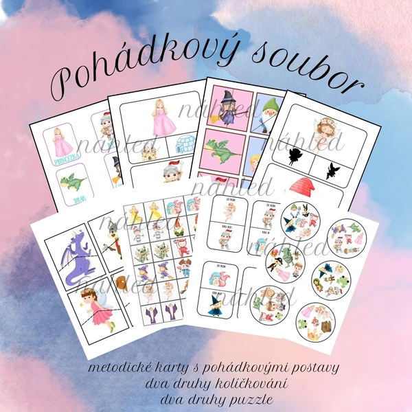 Soubor aktivit - Pohádkové postavy