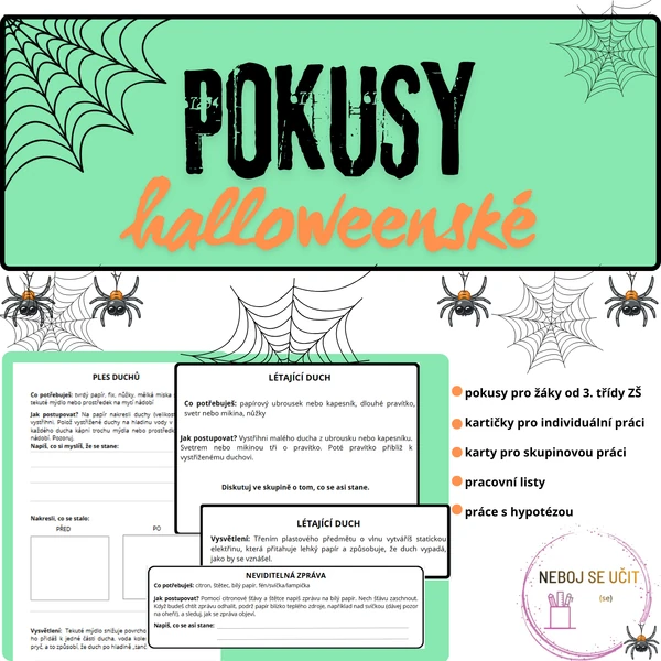 Halloweenské pokusy