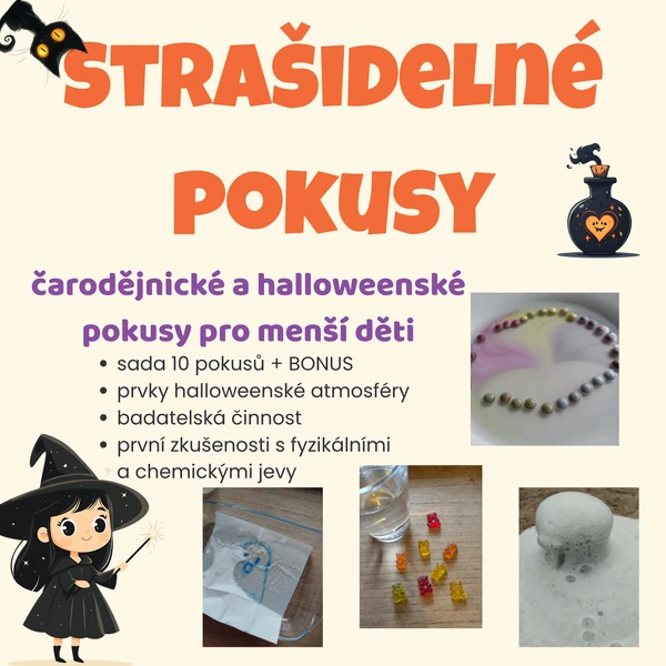 Strašidelné pokusy pro děti