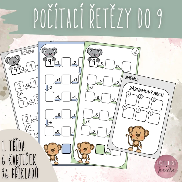 Počítací řetězy do 9