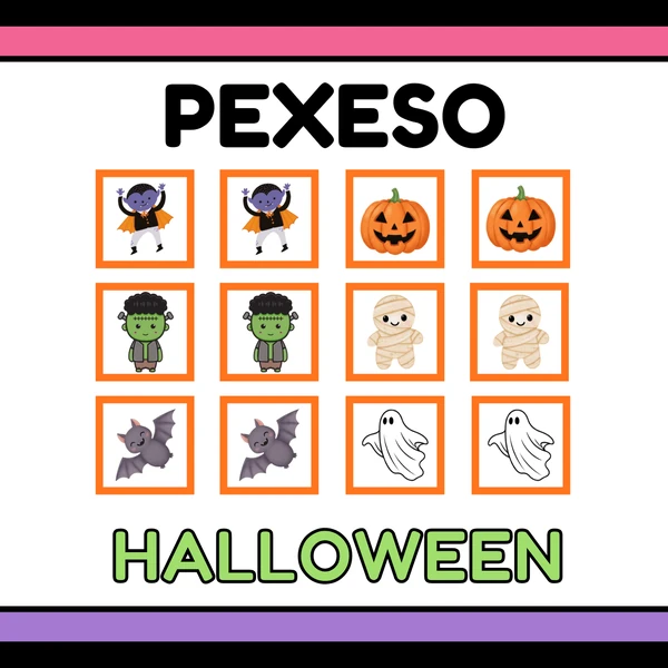 Pexeso - Halloween