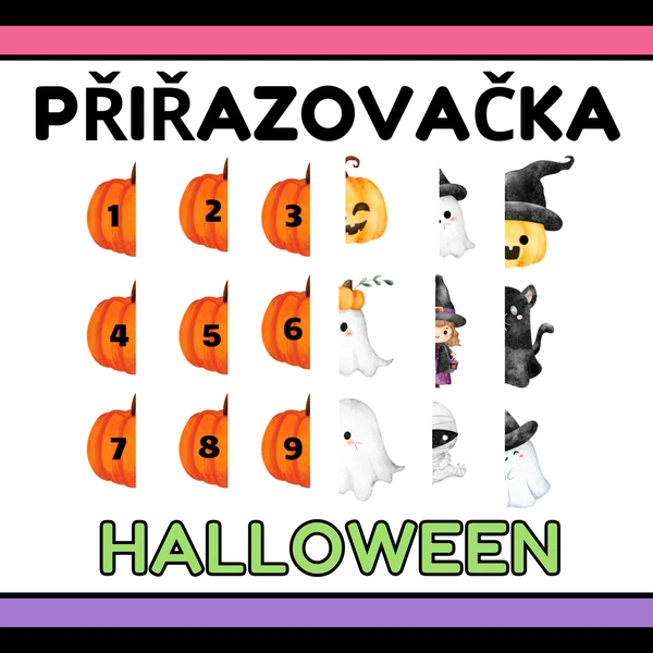 Haloweenská přiřazovačka