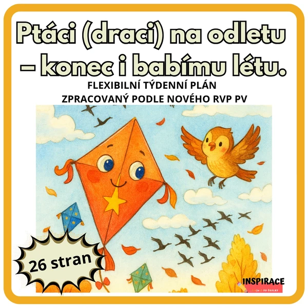 Ptáci 🐦(draci) na odletu – konec i babímu létu - flexibilní plán 
