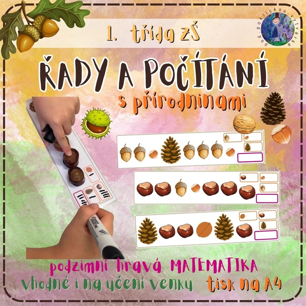 Řady a počítání s přírodninami - podzimní hravá matematika