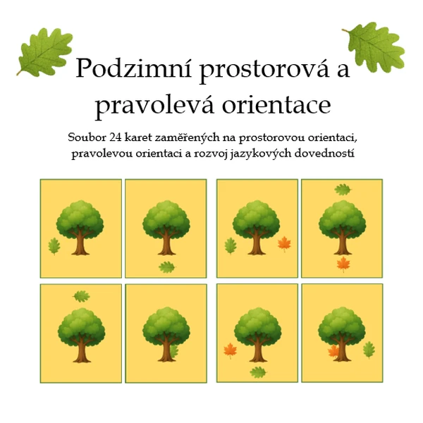 Podzimní prostorová a pravolevá orientace