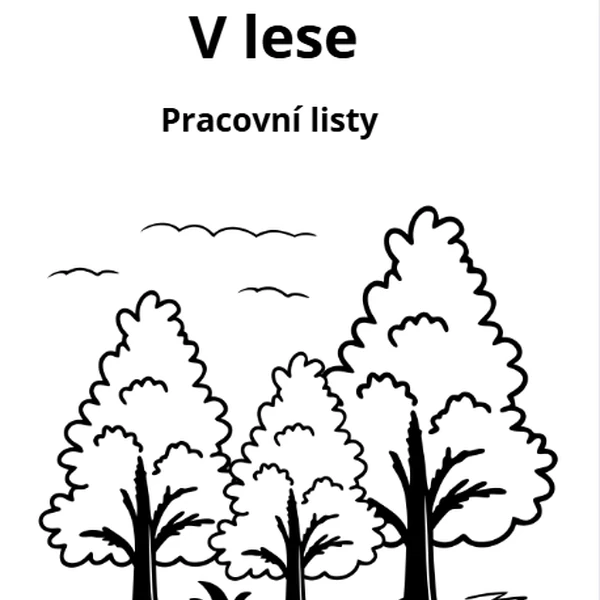 V lese