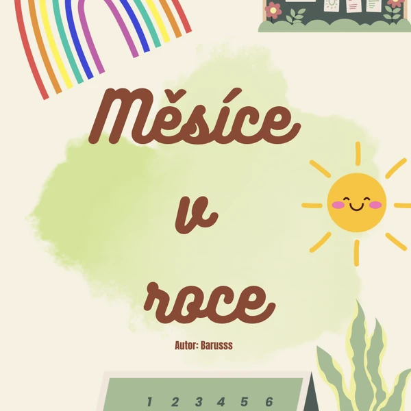 Kartičky k měsíců v roce