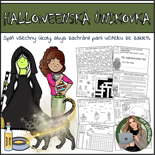 Halloweenská únikovka - vysvoboď svou paní učitelku