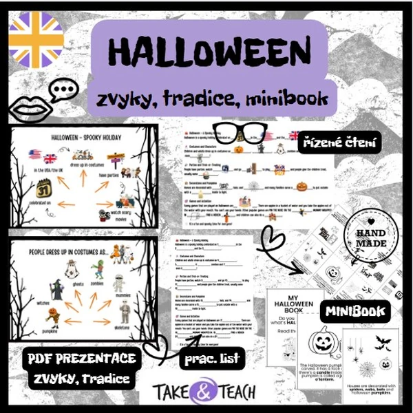 HALLOWEEN - tradice, zvyky, konverzace, minibook
