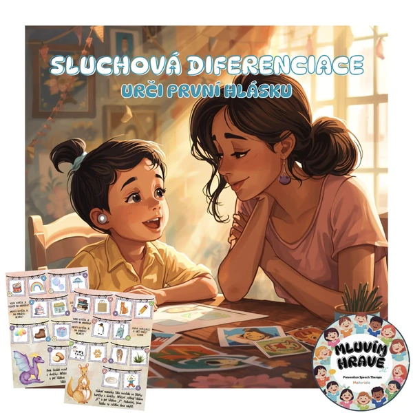 SLUCHOVÁ DIFERENCIACE_urči první hlásku