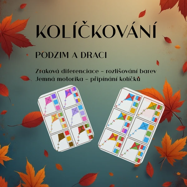 Kolíčkování - draci 