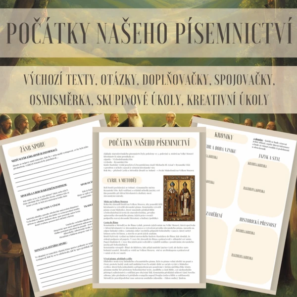 Počátky našeho písemnictví / Česká středověká literatura