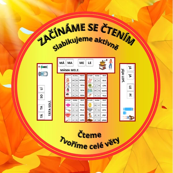 SLABIKY, SLOVA, VĚTY - ZAČÍNÁME SE ČTENÍM