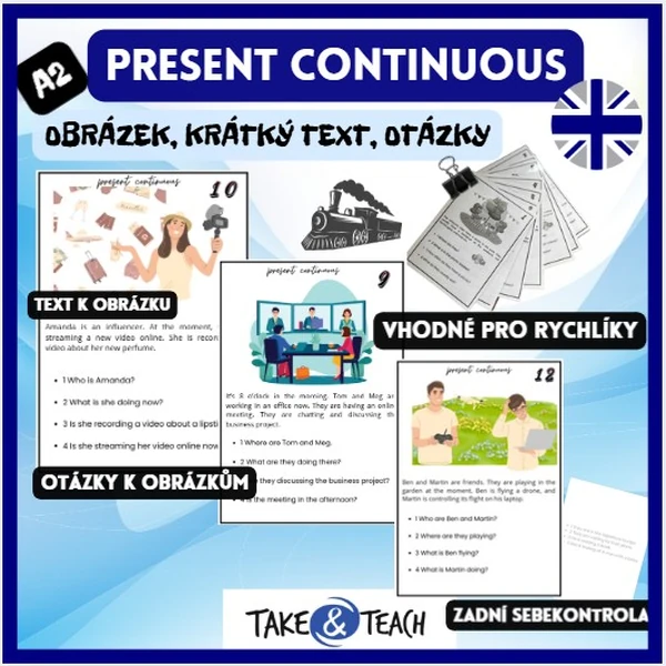 PRESENT CONTINUOUS - OTÁZKY (přítomný čas průběhový)