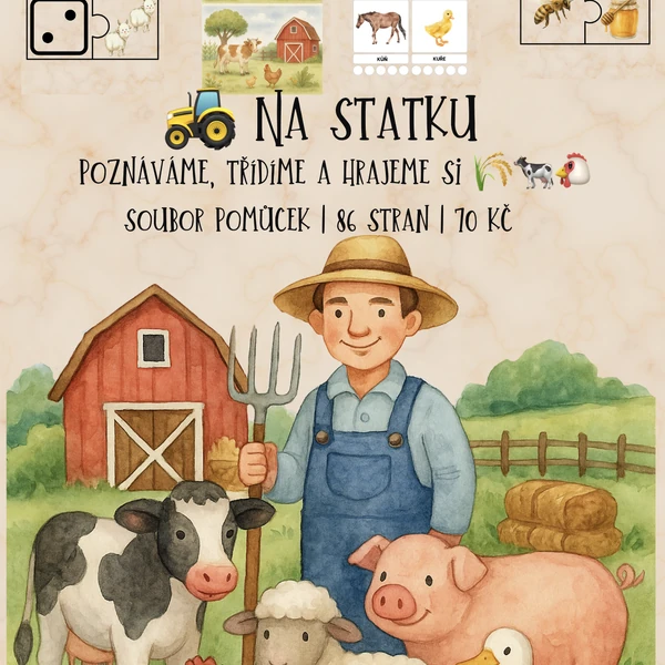 🚜 Na statku – poznáváme, třídíme a hrajeme si 🌾🐄🐔