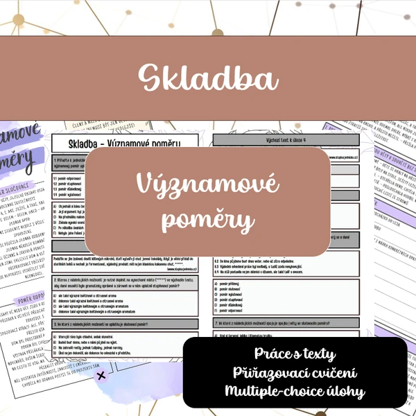 Skladba: Významové poměry