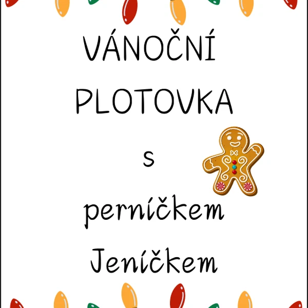 Vánoční plotovka