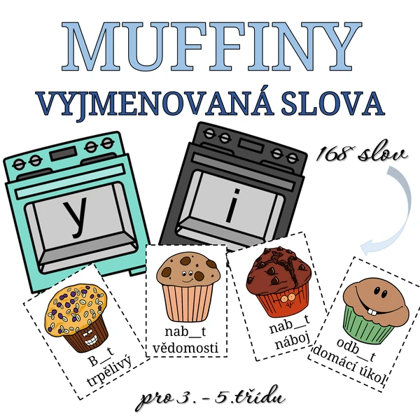 Muffiny: vyjmenovaná slova