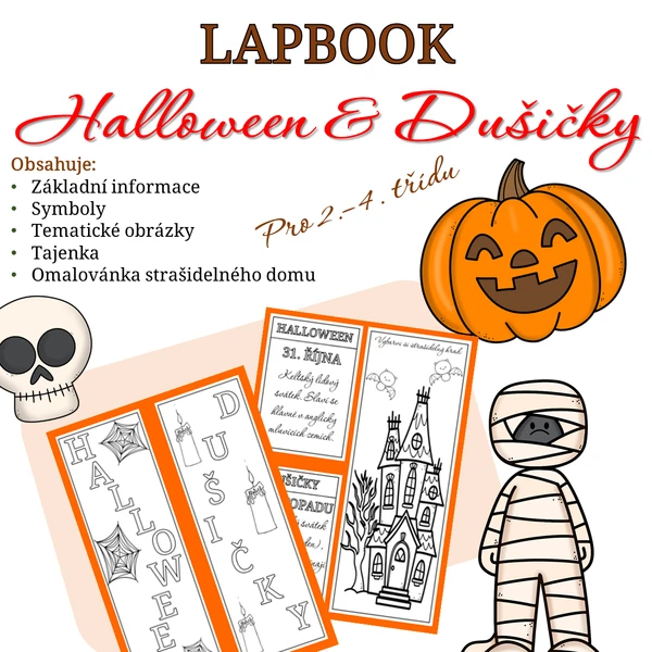 Lapbook: Halloween & Dušičky