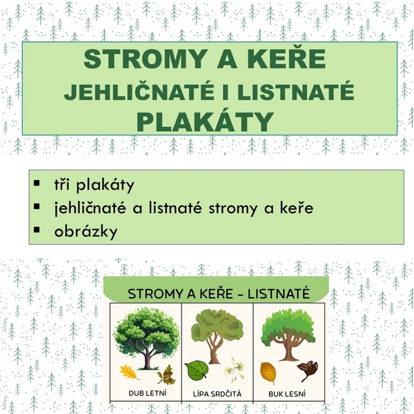 STROMY A KEŘE - PLAKÁTY