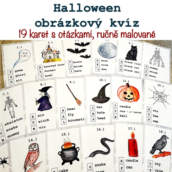 Halloween - obrázkový kvíz