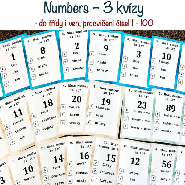 Numbers - kvízy
